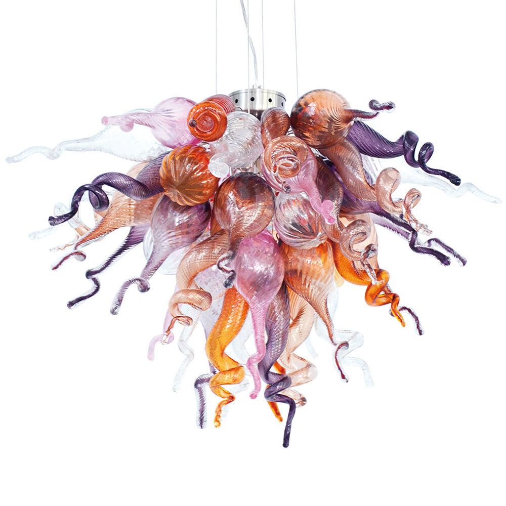 Viz Art Glass ColorSelect Blown Glass Chandelier